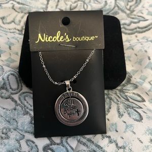 Nicole’s boutique reversible “Faith” Necklace